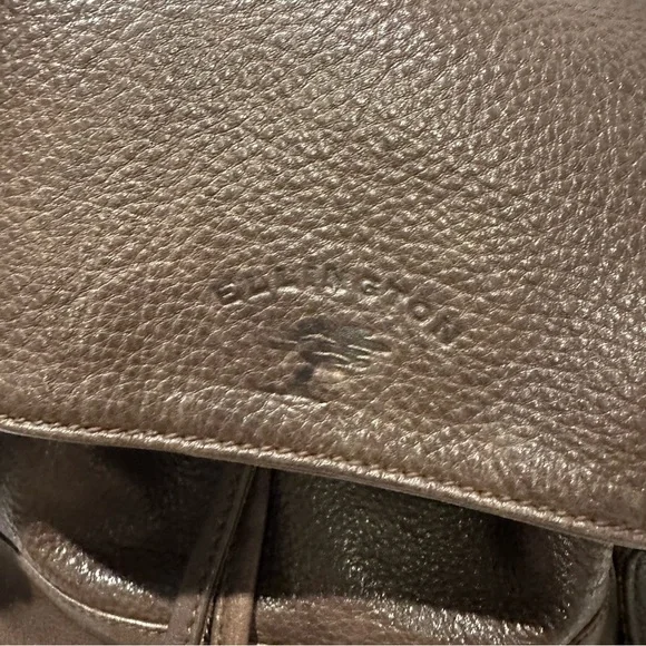 Ellington Vintage Leather Backpack Bucket Bag In Chocolate